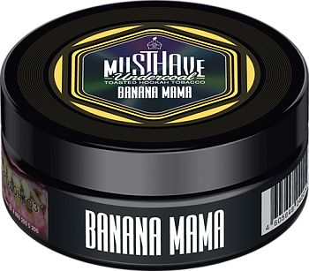 Табак Must Have Undercoal, 25гр "Banana Mama / Банан"